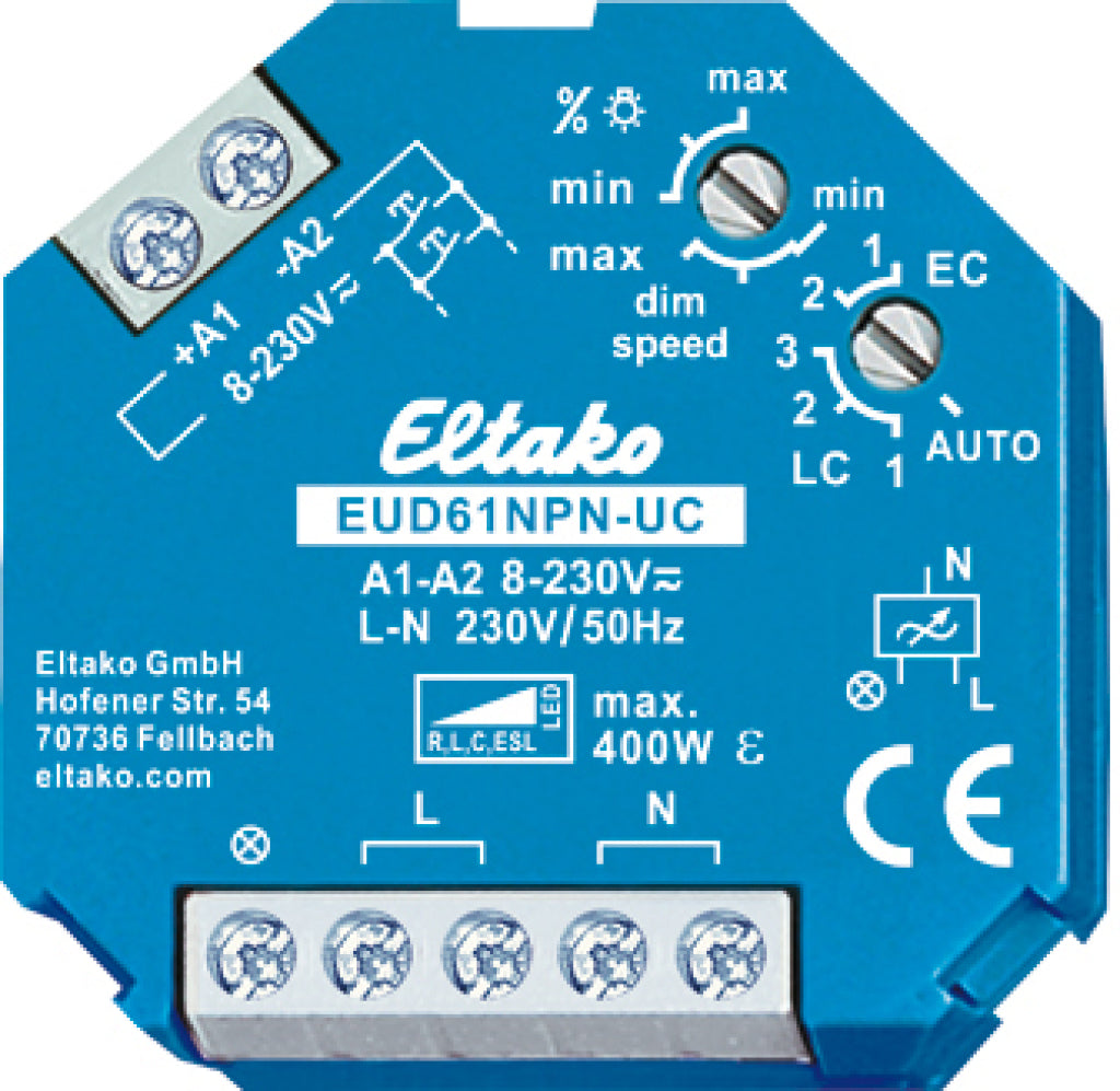 Eltako EUD61NPN-UC Stromstoß-Dimmschalter 61100801