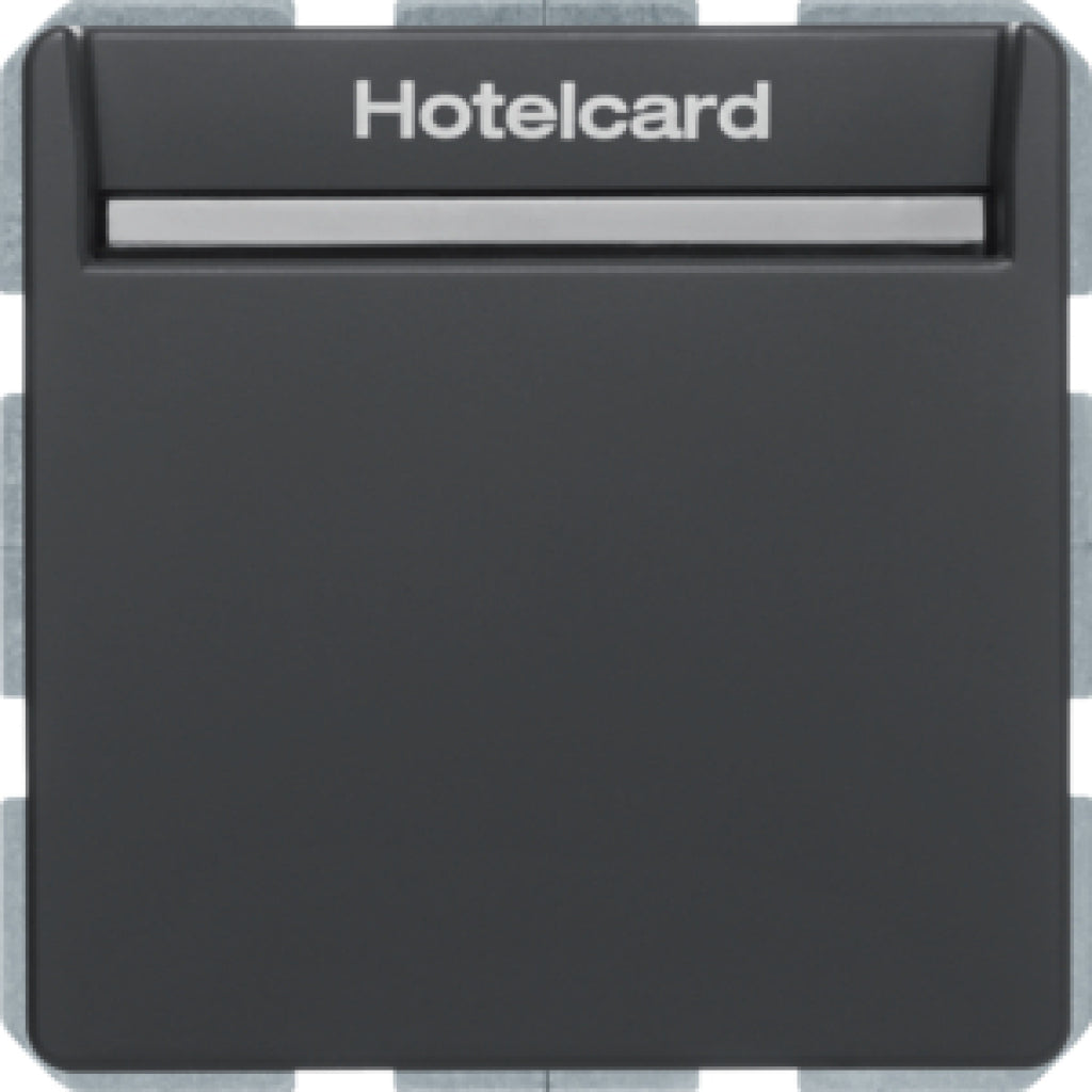 BERKER 16406096 / Q.1 ANTHRAZIT HOTEL-CARD-AUFSATZ