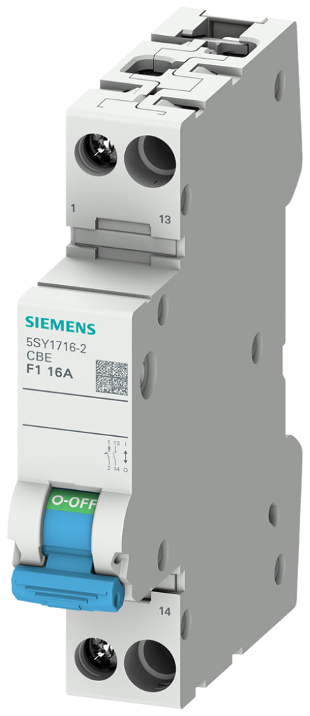 SIEMENS A&D 5SY17062 / 5SY1706-2 1P+CA 6A AUTOMAT