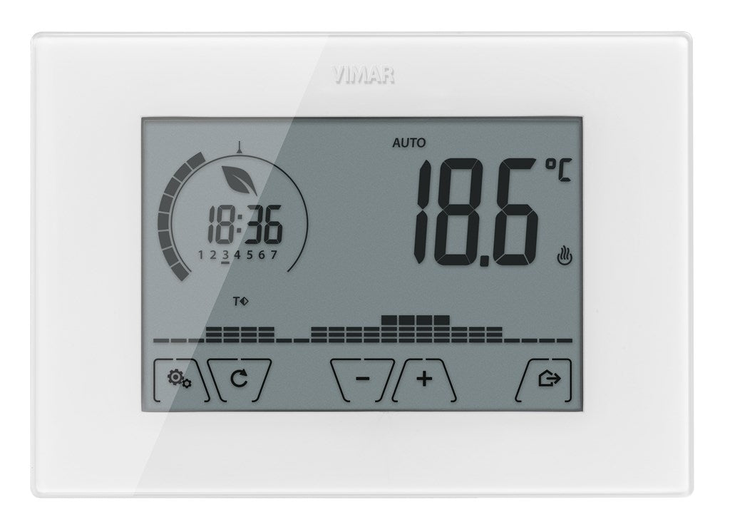 VIMA 02910 / WEISS CHRONOTHERMOSTATO MIT TOUCH SCREEN