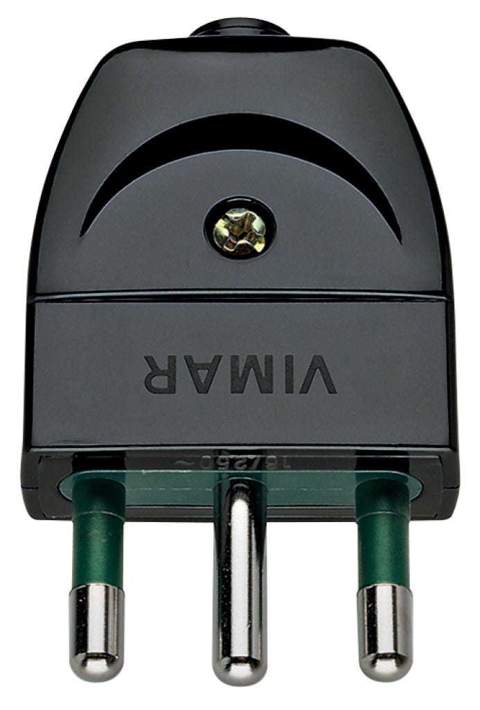 VIMA 00202 / SCHWARZ STECKER 2P+E 16A